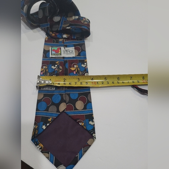 Disney Character Tie - Blue and Burgundy 56 in. - Picture 4 of 6